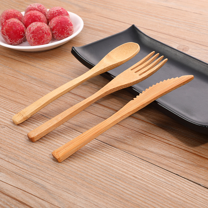 3pcs/set Bamboo Cutlery Set wi - đánh giá và giá Bamboo Cutlery Travel