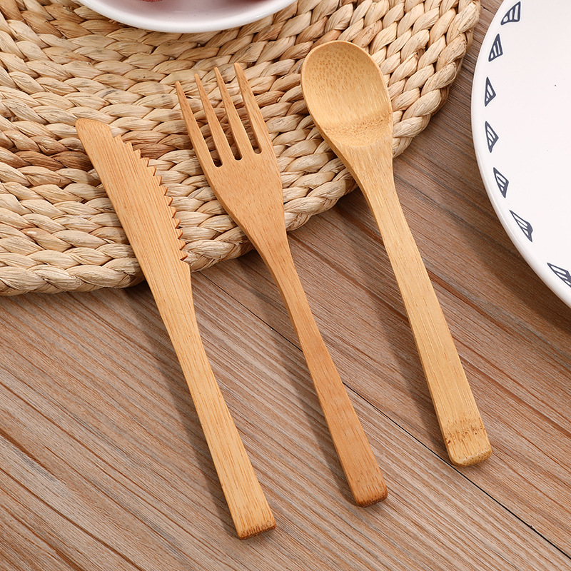 3pcs/set Bamboo Cutlery Set wi - đánh giá và giá Bamboo Cutlery Travel