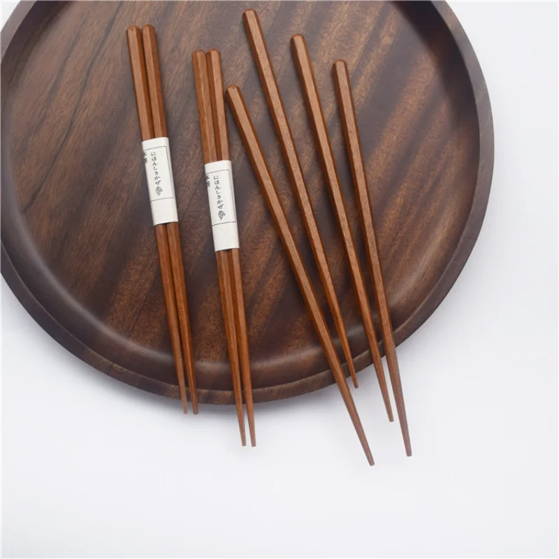 Household Solid Wood Chopstick - đánh giá và giá Bamboo Cutlery Travel