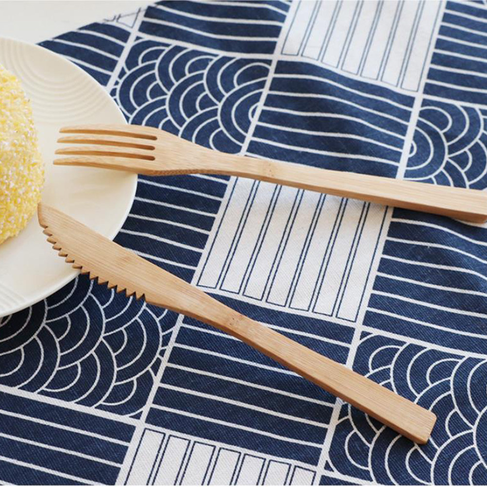 6Pcs Bamboo Cutlery Set Portab - đánh giá và giá Bamboo Cutlery Travel