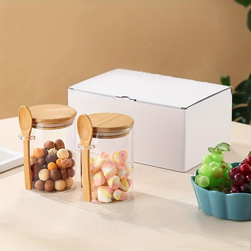 280ml Candy Jar, Biscuit Jar,  - đánh giá và giá Bamboo Cutlery Travel
